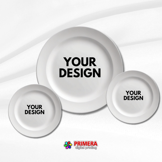 Cetak Piring Custom (Piring Bawa Sendiri)